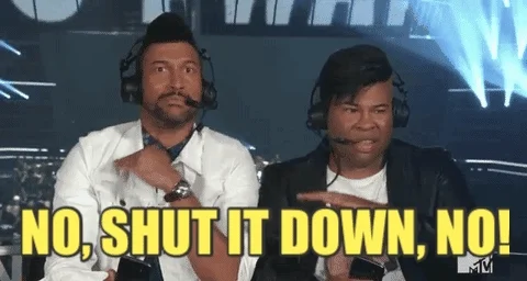 Shut It Down Key And Peele GIF by 2020 MTV Video Music Awards