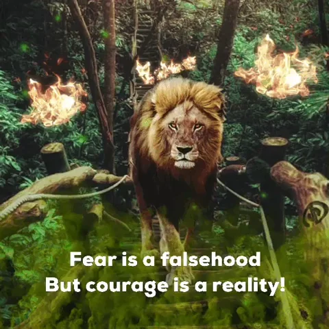 King Of The Jungle Courage GIF by Markpain
