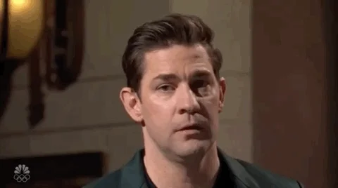 Awkward John Krasinski GIF by Saturday Night Live