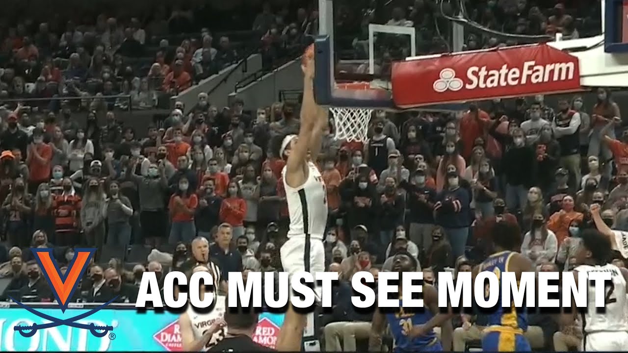 Virginia's Reece Beekman Feeds Kadin Shedrick Off The Steal l | Must See Moment